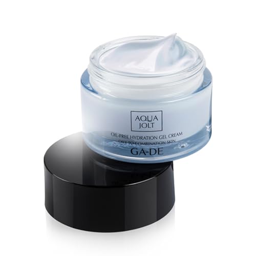 GA-DE Aqua Jolt Oil-Free Hydration Gel Cream - Oily to Combination Skin - Face Cream for Healthy-Looking Skin - Infused with Hyaluronic Acid - 1.7 oz