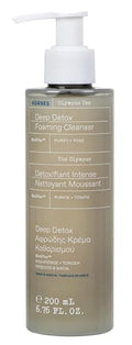 KORRES Olympus Tea Foaming Cream Cleanser - Daily Face Wash for All Skin Types, 6.76 fl oz