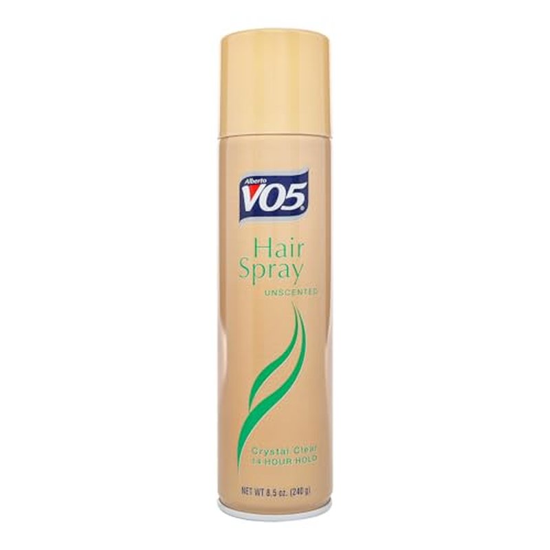 Alberto VO5 Crystal Clear Hairspray, Unscented 8.5 oz (Pack of 2)