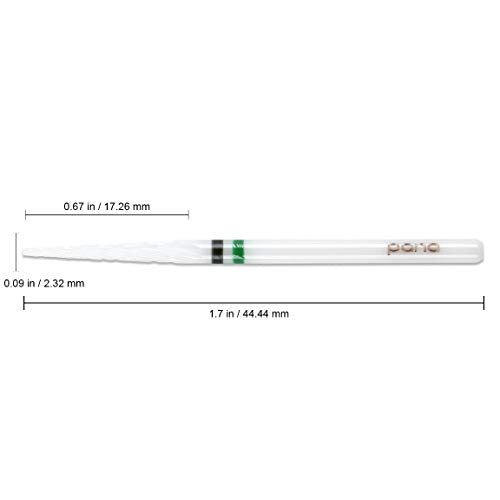 Pana Professional - White Under Nail Cleaner Ceramic Bit 3/32" Shank Size - Nail Drill Bit for Dremel Machine