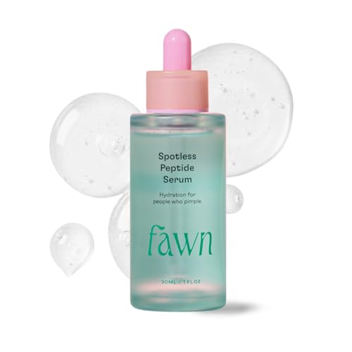 Peptide Serum with Hyaluronic Acid & Niacinamide for Youthful Skin - Vegan & Fragrance-Free, 1 Fl Oz