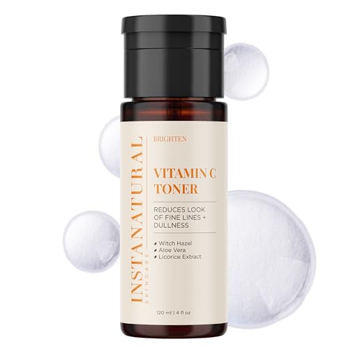InstaNatural Vitamin C Face Toner - Brightening Anti-Aging Skin Care, 4 Fl Oz (Pack of 2)