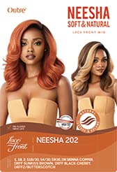 Outre Neesha Synthetic Swiss Lace Front Wig 202 - Natural Black