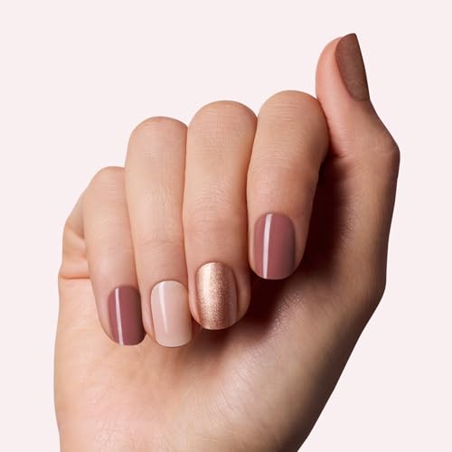 Nail Art Kit with 96 Gel Nail Strips - Best of Nudes, Long Lasting & Chip Resistant