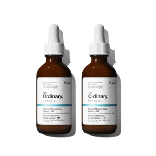 Moisturizing Hair Serum with Hyaluronic Acid & Squalane - 2 Fl Oz Pack of 2