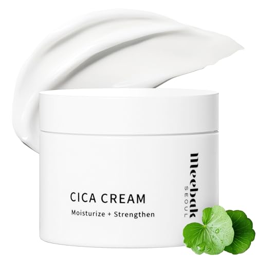 Meebak Cica Cream 5 Fl Oz - Daily Hydrating Moisturizer with Niacinamide & Retinol