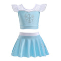 DYMCII Girls Princess Swimwear Two-Piece Tankini Set Bathing Suits Outdoors Beach Surfing Water Park Summer Swimsuits