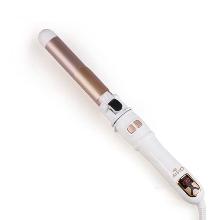 Auto Rotating Hair Curler 28mm Curling Wand with LCD Temp Dual Voltage