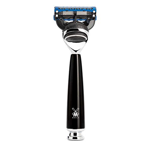 MÜHLE RYTMO 5-Blade Reusable Safety Razor for Men - Black