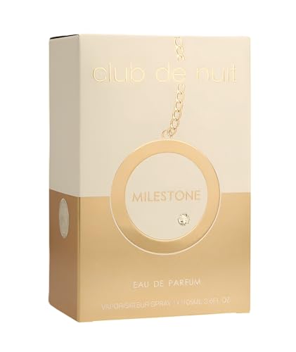 Armaf Club De Nuit Milestone Unisex Eau de Parfum Spray 3.6oz – Woody Floral Musk Fragrance