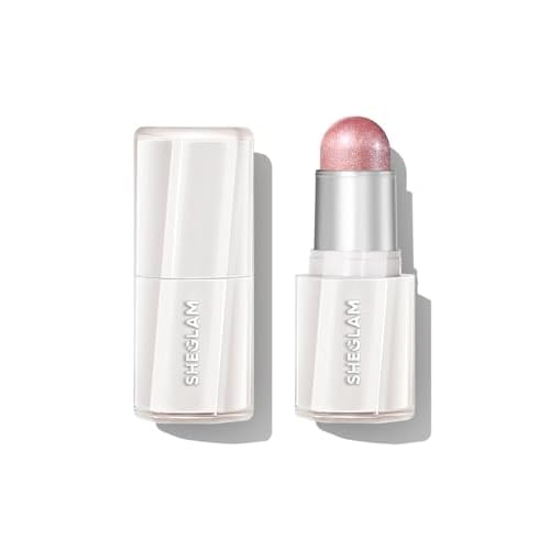 SHEGLAM Buttery Bling Highlighter stickCream Milk Makeup for Face-Rose Rush