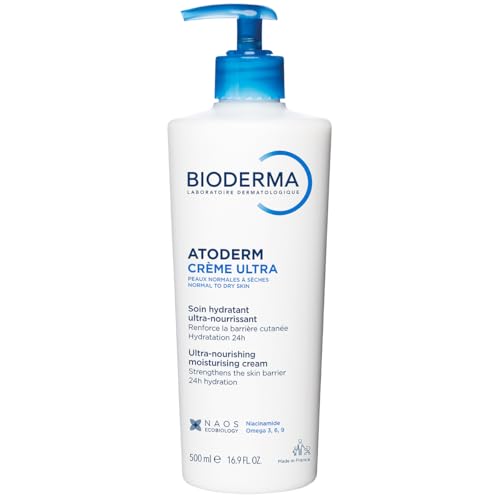 Bioderma Atoderm Ultra Cream Hydrating Body Moisturizer 16.9 Fl Oz - Sensitive Skin
