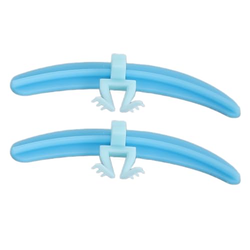 Sanpyl Eyelash Separator, Silicone Lash Extension Tool for Beginners Professional, Washable Reusable, Efficient Isolation Helper with 3 Colors (Blue)