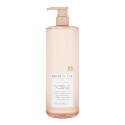 Kristin Ess Clarifying Detox Shampoo 33.8oz – Purifying, Volumizing, Sulfate-Free, Vegan, Color Safe, Deep Clean for Oily Hair & Build-Up – Variation of THIS listing