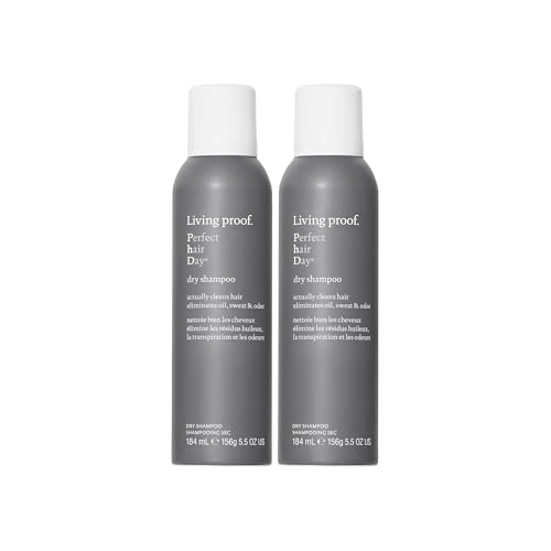 Living Proof Perfect Hair Day Dry Shampoo 5.5oz Pack of 2 - Absorbs Oil & Odor