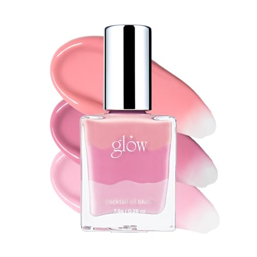 glow liquid blush #purpleflame | lightweight | dewy radiant finish | buildable, long-lasting colour | 3?layer oil blush | healthy glow for cheeks | 2.7 oz