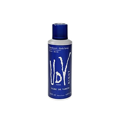UDV Ulric De Varens Night 200ml Deodorant Spray, Deodorant For Him
