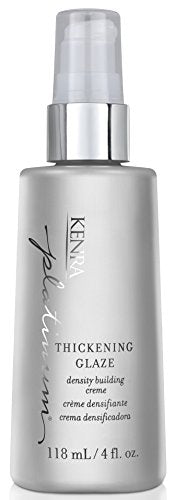 Kenra Platinum Thickening Glaze 4 Fl Oz - Volumizing Hair Styler for Fullness & Body