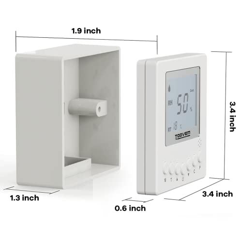 ALORAIR Remote Control for Digital Humidity & Temperature Monitors