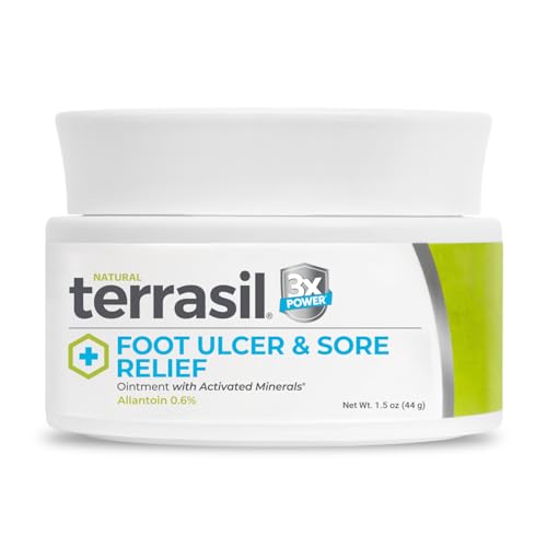 Foot Ulcer & Sore Relief Cream - 1.5oz Pack of 1 - Diabetic Foot Care