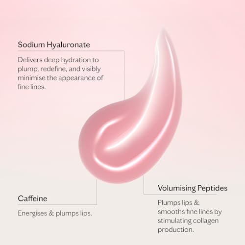 MZ SKIN Volumising Lip Perfector 0.10 fl oz | Peptide Plumping Lip Gloss with Hyaluronic Acid & Mint | Hydrates, Smooths & Enhances Lip Volume