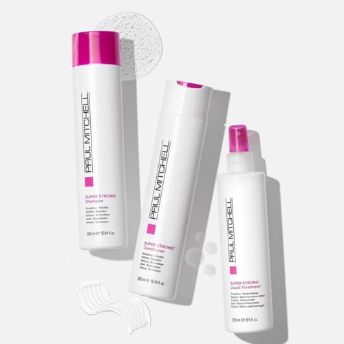 Paul Mitchell Super Strong Shampoo with Refreshing Watery Scent - Strengthens & Rebuilds Damaged Hair