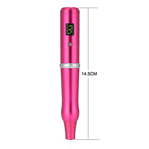 Permanent Makeup Pen Kit with 10 Needles - Rotary Tattoo Machine for Eyebrows Lips Eyeliners