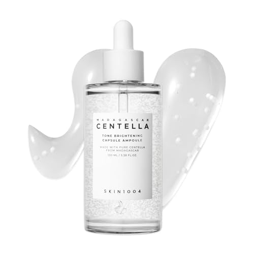SKIN1004 Tone Balancing Capsule Ampoule, Niacinamide & Centella Serum for Face, Korean Hydrating Facial Serum for Dark Spot & Skin Tone with Tranexamic Acid, Korean Skin Care, 3.38 fl.oz / 100ml