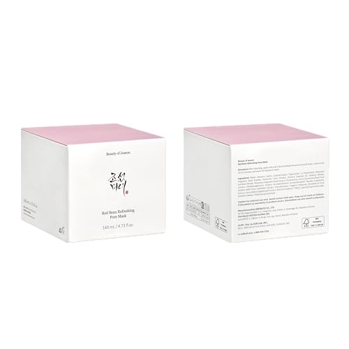 Korean Red Bean Pore Mask with Green Plum Cleanser - Hydrating Skincare Set