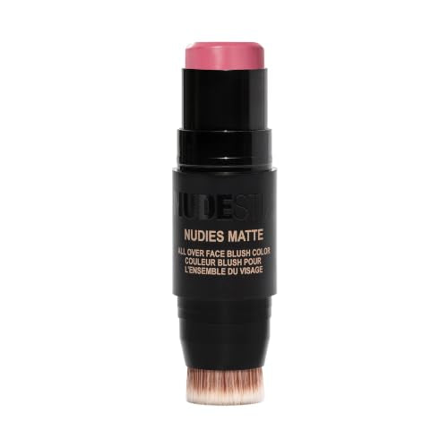Nudestix Nudies Blush Stick Bubba - 3-in-1 Cream Blush for Cheeks, Eyes & Lips, Soft Matte Finish