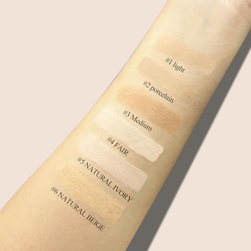 4-in-1 Mineral Pressed Powder, SPF 35 Powder Foundation with Concealer and Finishing, Matte Weightless Buildable Foundation, Light to Medium Coverage, 01 light