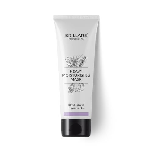 Heavy Moisturising Hair Mask for Dry Frizzy Hair - 125g with Wheat Protein & Avocado