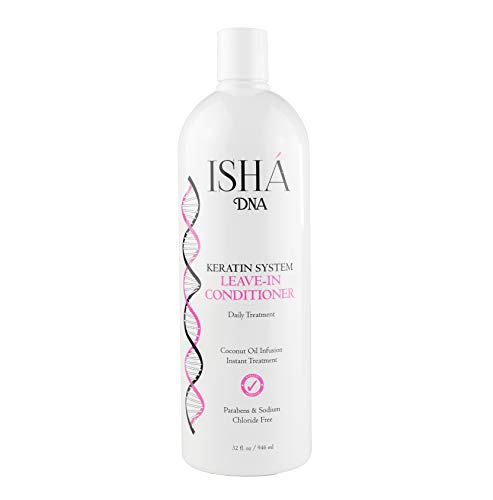 Keratin Leave-In Conditioner with Coconut & Argan Oil - Sulfate-Free Daily Hair Treatment - 32 Fl Oz - Variation of THIS listing