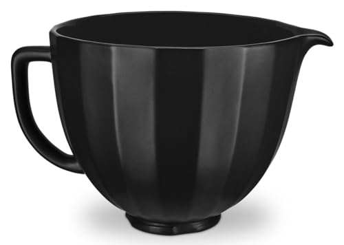 KitchenAid 5 Quart Black Shell Ceramic Bowl for Tilt-Head Mixers