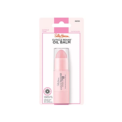 Sally Hansen Nail Treatment Cuticle Rehab Oil Balm | Infused with Natural Essential Oils & Vitamin E | Nourishes & Conditions Dry Nails & Cuticles