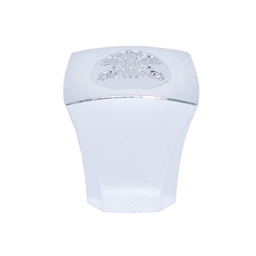 Royal Water Perfume Bottle Cap. Himalaya/Tabarome/Santal Original/Viking/Virgin Island Water Cap. Silver Square Plastic Cap. Fits 3rd Generation bottle