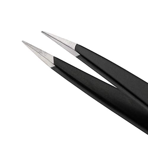 Tweezerman Stainless Steel Point Tweezers - Midnight Sky Eyebrow Precision Tool