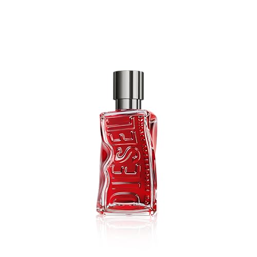 Diesel D Red Eau de Parfum - Aromatic Fougère Mens Cologne 1.7 Fl Oz