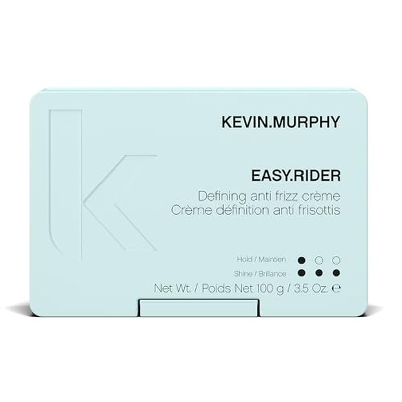 KEVIN.MURPHY EASY.RIDER - Hair Cream for All Hair Types - Anti Frizz for Hair Styling - Curl Activating Cream - Frizz Control Cream - 100g / 3.5 oz