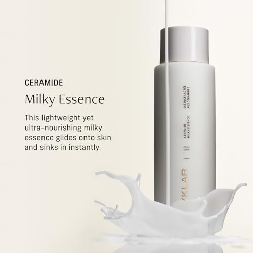 CYKLAR Ceramide Milky Essence ? Unscented Body Lotion for Dry, Sensitive Skin ? Lightweight Hydrating Ceramide Moisturizer for Skin Barrier with Polyglutamic Acid & Hydroxyethyl Urea - 8 fl oz