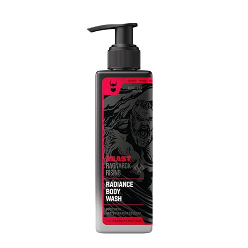 Men's Body Wash Ragnarok Rising Fragrance - The Beard Struggle Eddie Hall Beast Line - Cruelty-Free & Vegan - 8 fl oz Ragnarok Rising