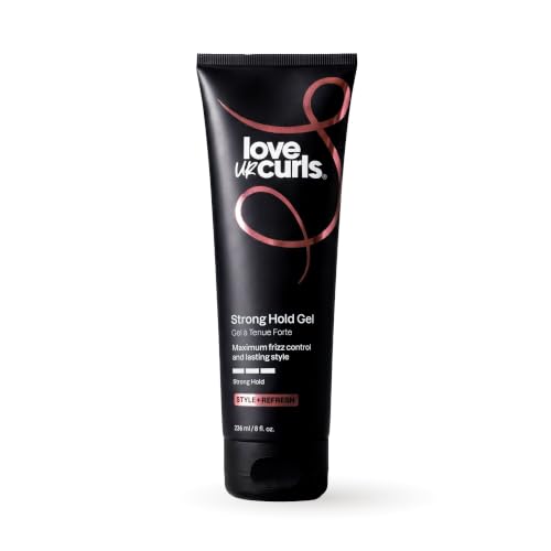 Love Ur Curls Strong Hold Curl Gel for Defined Frizz-Free Curly Hair