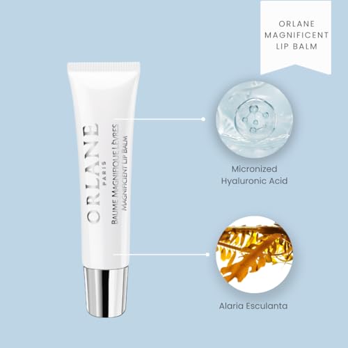 Orlane ? Magnificent Lip Balm, Smoothing & Plumping Lip Care, Nourishing Formula with Butters & Oils, Deep Hydration, Velvet Finish, Protects Against Dryness, Day & Night Use