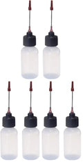 2-1oz Plastic Squeeze Bottles with Stainless Applicators - Pack of 3