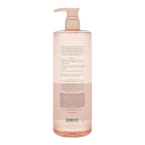 Kristin Ess Clarifying Detox Shampoo 33.8oz – Purifying, Volumizing, Sulfate-Free, Vegan, Color Safe, Deep Clean for Oily Hair & Build-Up – Variation of THIS listing