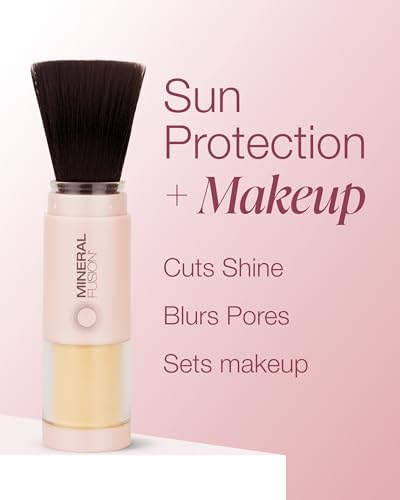 Mineral Fusion Mineral Brush-On SPF 30 Sunscreen Face Powder 0.14oz New
