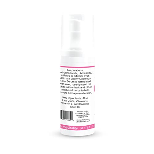 Unscented Face Moisturizer for Chemo Patients - Organic Hydrating Serum 1oz