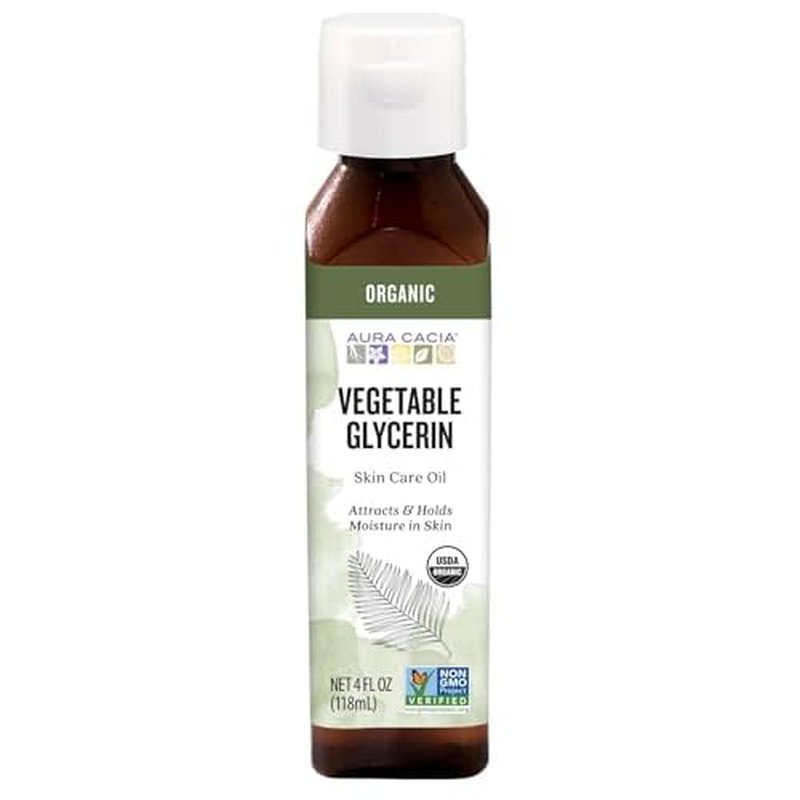 Aura Cacia Organic Skin Care Oil, Vegetable Glycerin, 4 Fluid Ounce