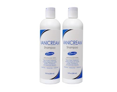 Vanicream Gentle Sulfate-Free Shampoo for Sensitive Skin & Scalp - 12oz Pack of 2
