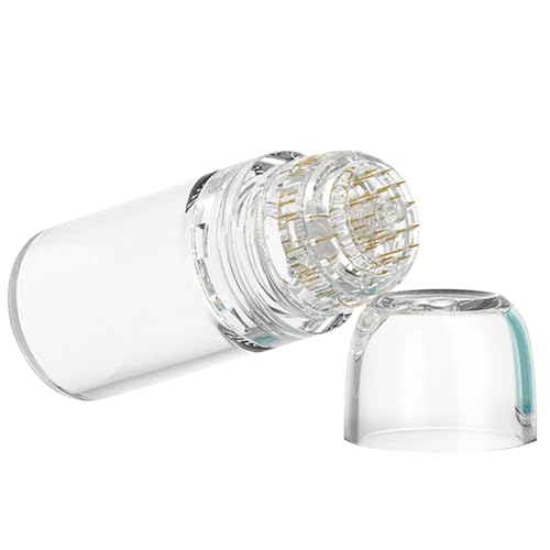 Serum Applicator Hydra Needle Derma Stamp 0.25mm Titanium Microneedling Roller Stamp (Serum is Not Included)